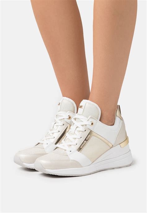 michael kors georgie trainer white|Michael Kors color block.